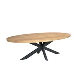 Starfurn - Eettafel Dakota - Bruin - 100x210x76 cm