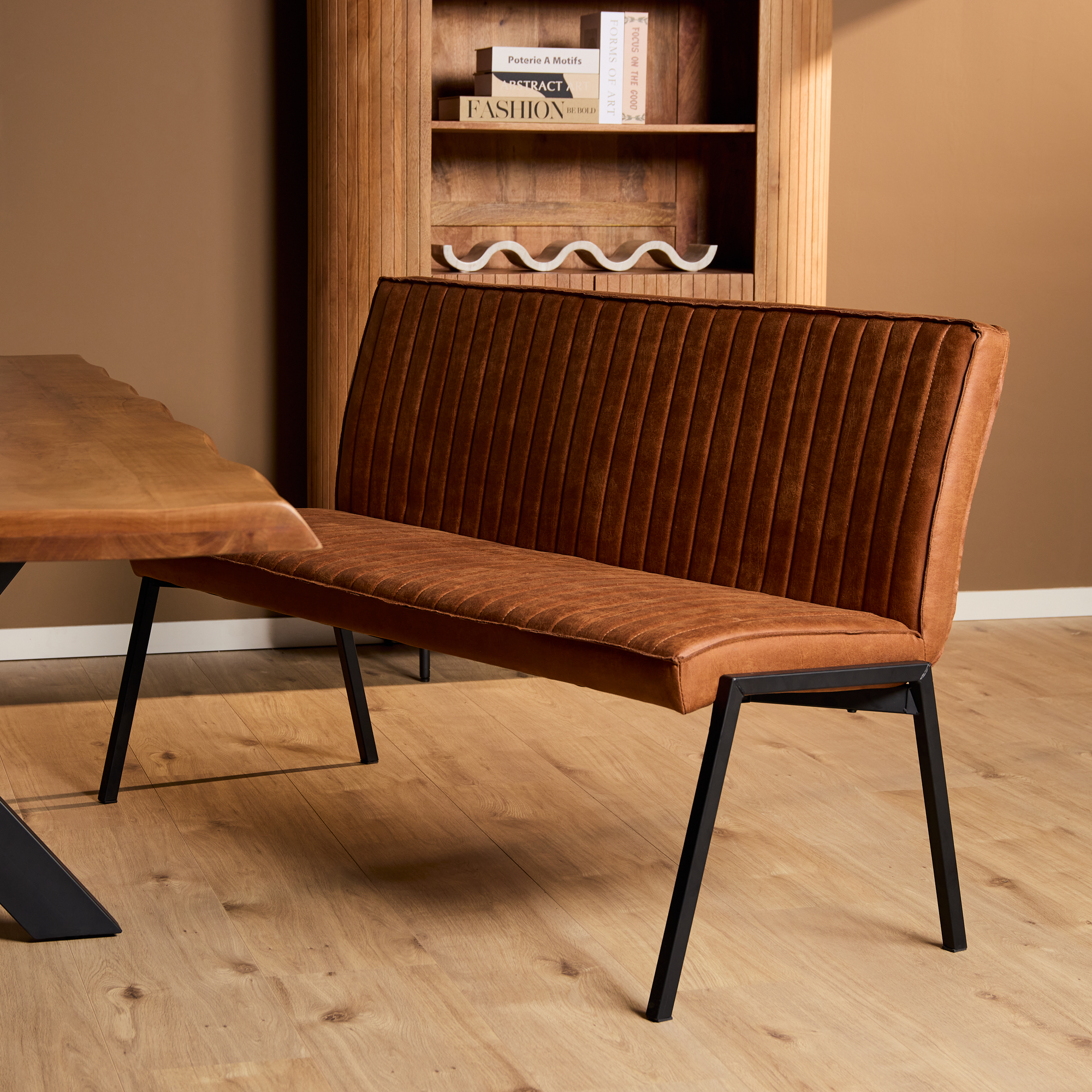 Starfurn - Eetkamerbank Tivoli - Bruin - 56x155x88 cm