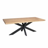 Starfurn - Eettafel Dakota - Bruin - 100x200x76 cm