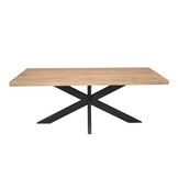 Starfurn - Eettafel Dakota - Bruin - 100x200x76 cm