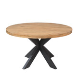 Starfurn - Eettafel Ron - Bruin - 140x140x76 cm