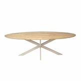 Starfurn - Eettafel Ferris - Beige - 110x240x76 cm