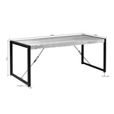 Starfurn - Eettafel Britt - Bruin - 90x200x76 cm