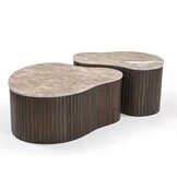 Starfurn - Salontafel Nomi - Bruin - 73x84x34 cm