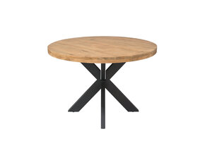 Starfurn - Eettafel Ron - Bruin - 110x110x76 cm