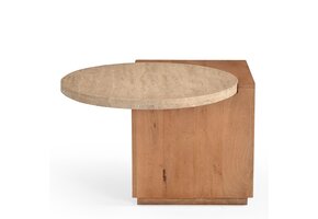 Starfurn - Bijzettafel  - Bruin - 48x60x40 cm