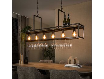 Hoyz Collection - Hanglamp Decorate - Bruin - 28x160x150 cm