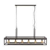 Hoyz Collection - Hanglamp Decorate - Bruin - 28x160x150 cm