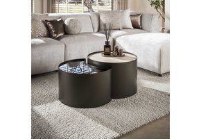 Hoyz Collection - Salontafel Half moon - Bronze - 60x60x41 cm