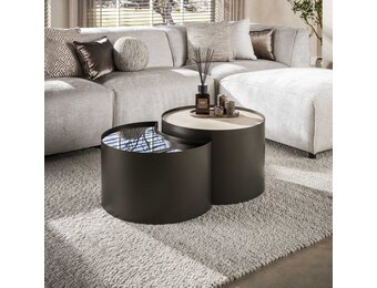 Hoyz Collection - Salontafel Half moon - Bronze - 60x60x41 cm