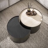 Hoyz Collection - Salontafel Half moon - Bronze - 60x60x41 cm