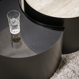Hoyz Collection - Salontafel Half moon - Bronze - 60x60x41 cm