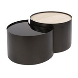 Hoyz Collection - Salontafel Half moon - Bronze - 60x60x41 cm