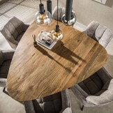 Hoyz Collection - Eetkamertafel Wave - Beige - 150x150x77 cm