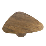 Hoyz Collection - Eetkamertafel Wave - Beige - 150x150x77 cm
