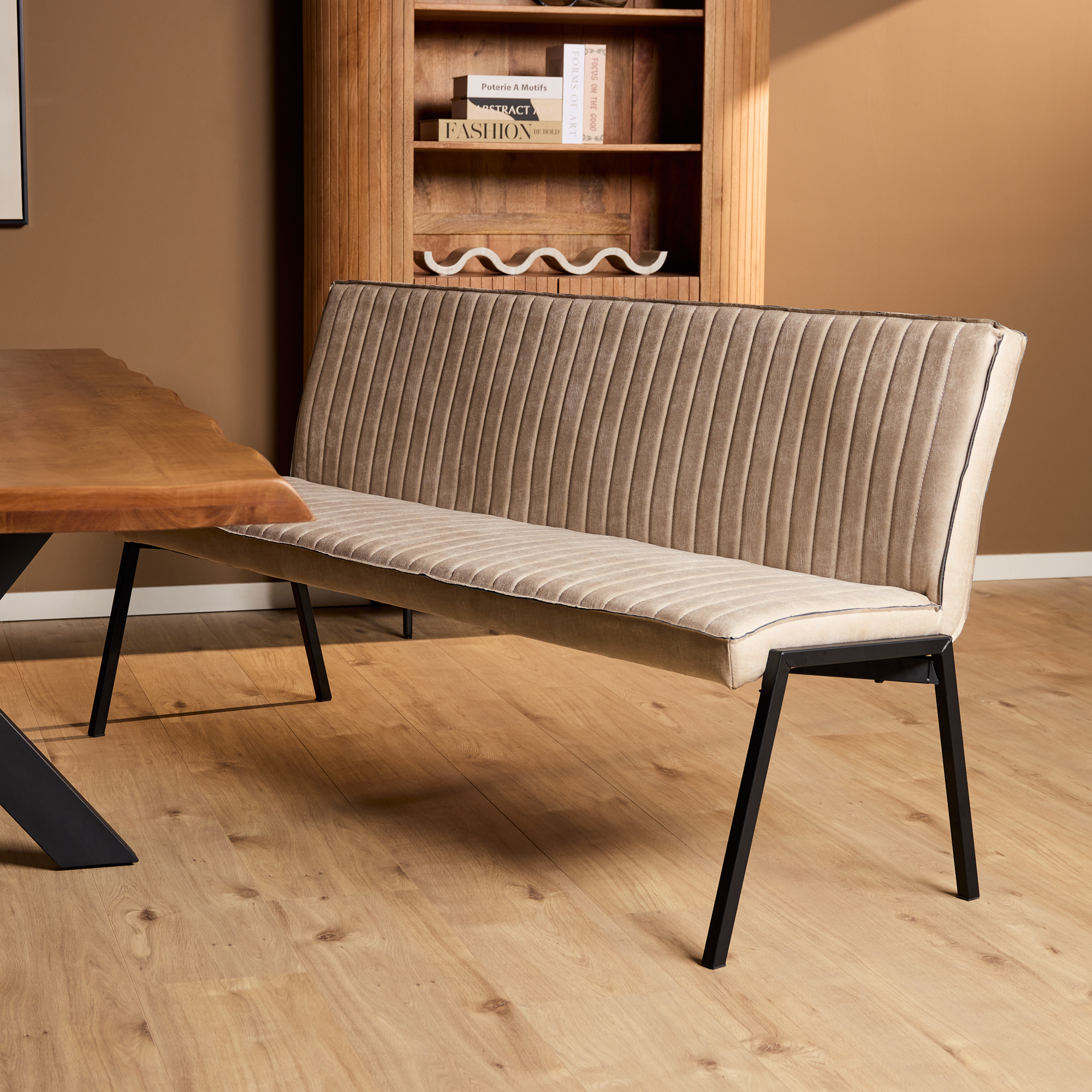 Starfurn - Eetkamerbank Tivoli - Beige - 56x155x88 cm