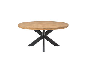 Starfurn - Eettafel Ron - Bruin - 150x150x76 cm