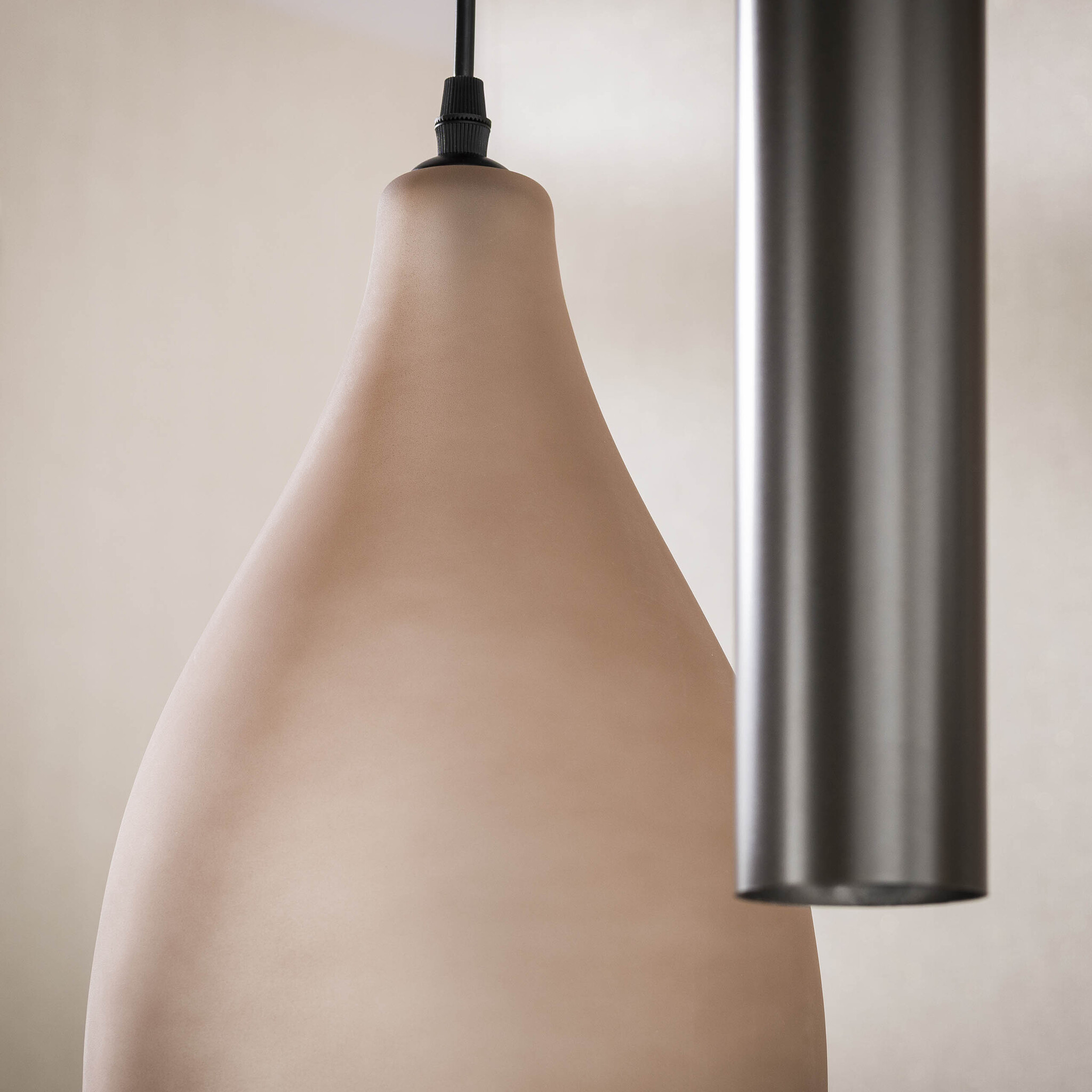 Hoyz Collection - Hanglamp Cocoon - Bruin - 40x105x150 cm