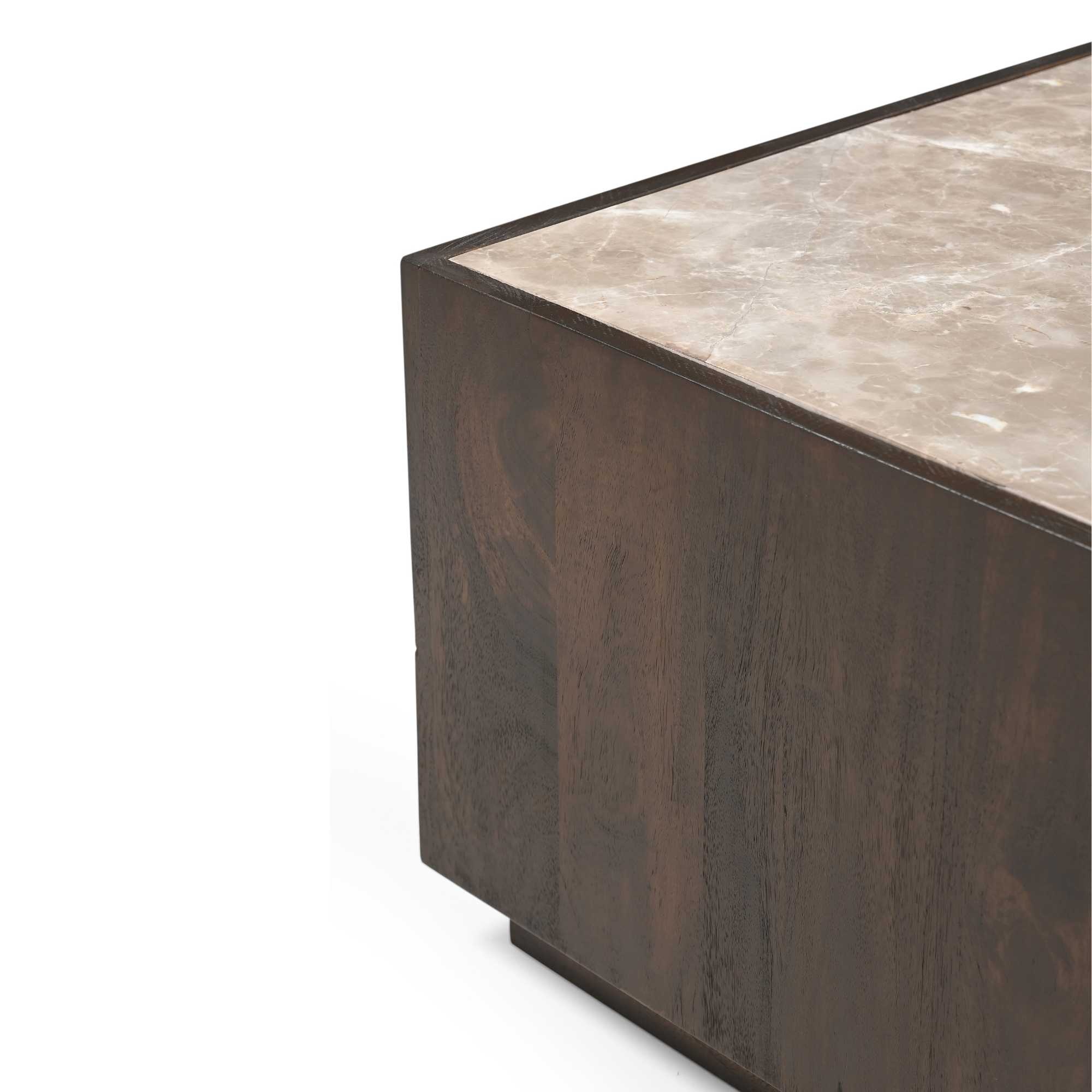 Starfurn - Salontafel  - Bruin - 80x80x40 cm