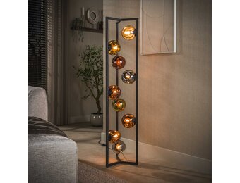 Hoyz Collection - Vloerlamp Stellar - Zwart - 34x34x150 cm