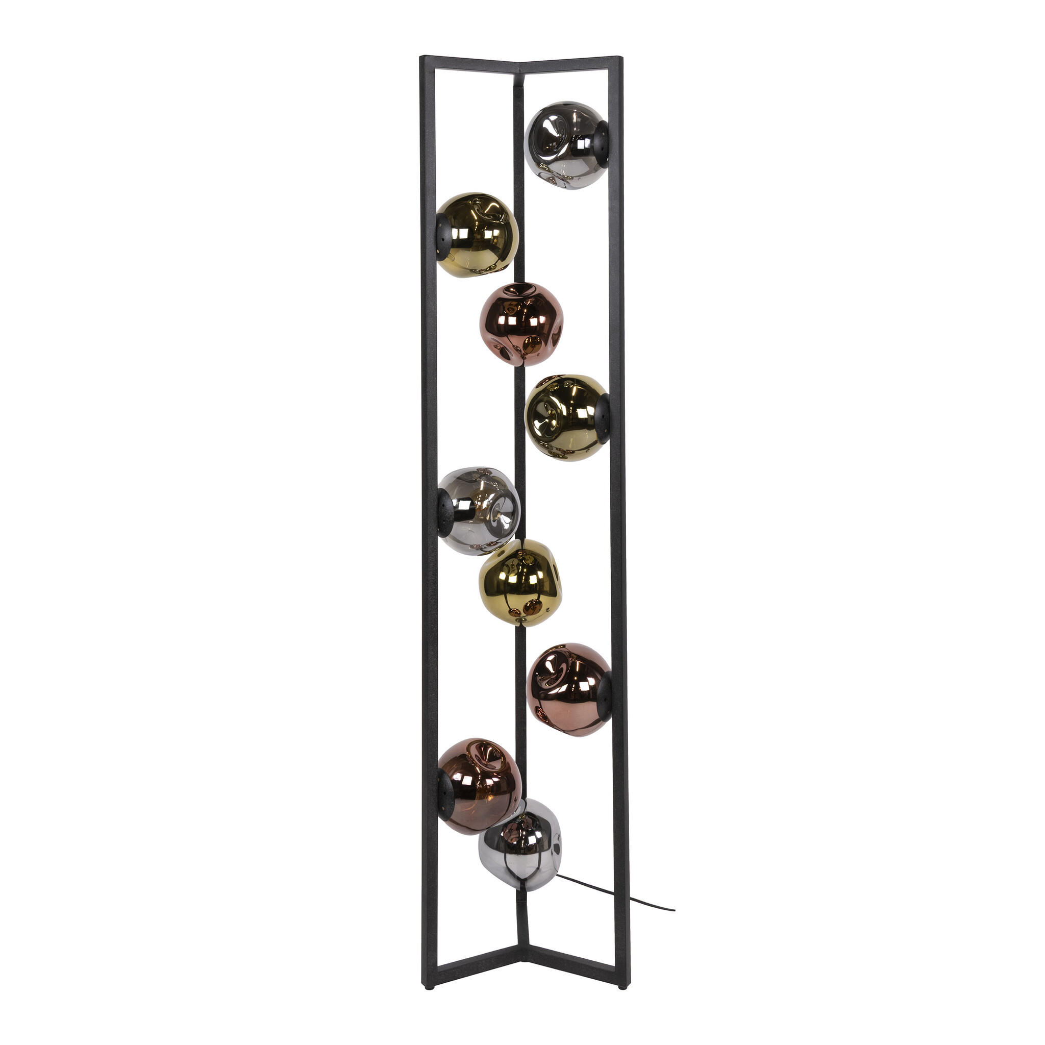 Hoyz Collection - Vloerlamp Stellar - Zwart - 34x34x150 cm