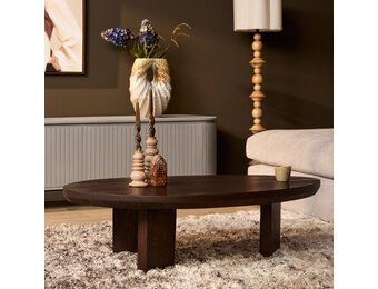 Starfurn - Salontafel Zillah - Bruin - 70x130x35 cm