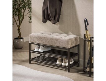 Hoyz Collection - Garderobemeubelen Terrra - Bruin - 37x86x53 cm