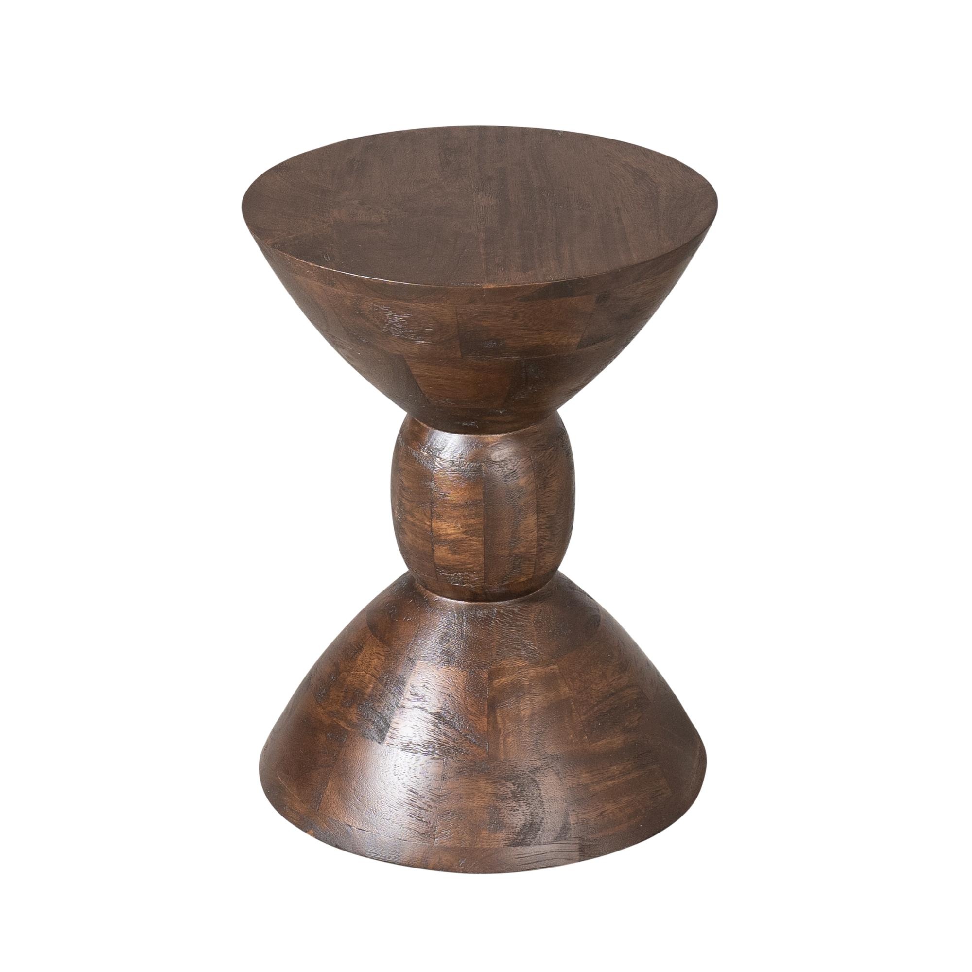 Starfurn - Bijzettafel Ron - Bruin - 30x30x40 cm