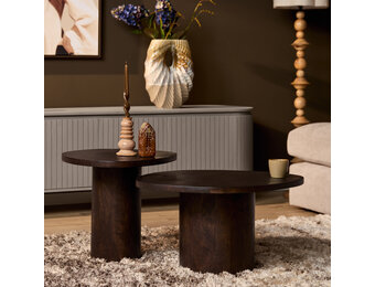 Starfurn - Salontafel Mirre - Bruin - 56x70x38 cm