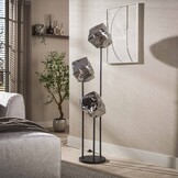 Hoyz Collection - Vloerlamp Rock - Zilver - 50x50x165 cm