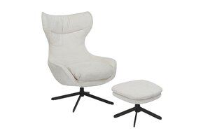 Starfurn - Fauteuil Liv - Wit - 85x77x108 cm