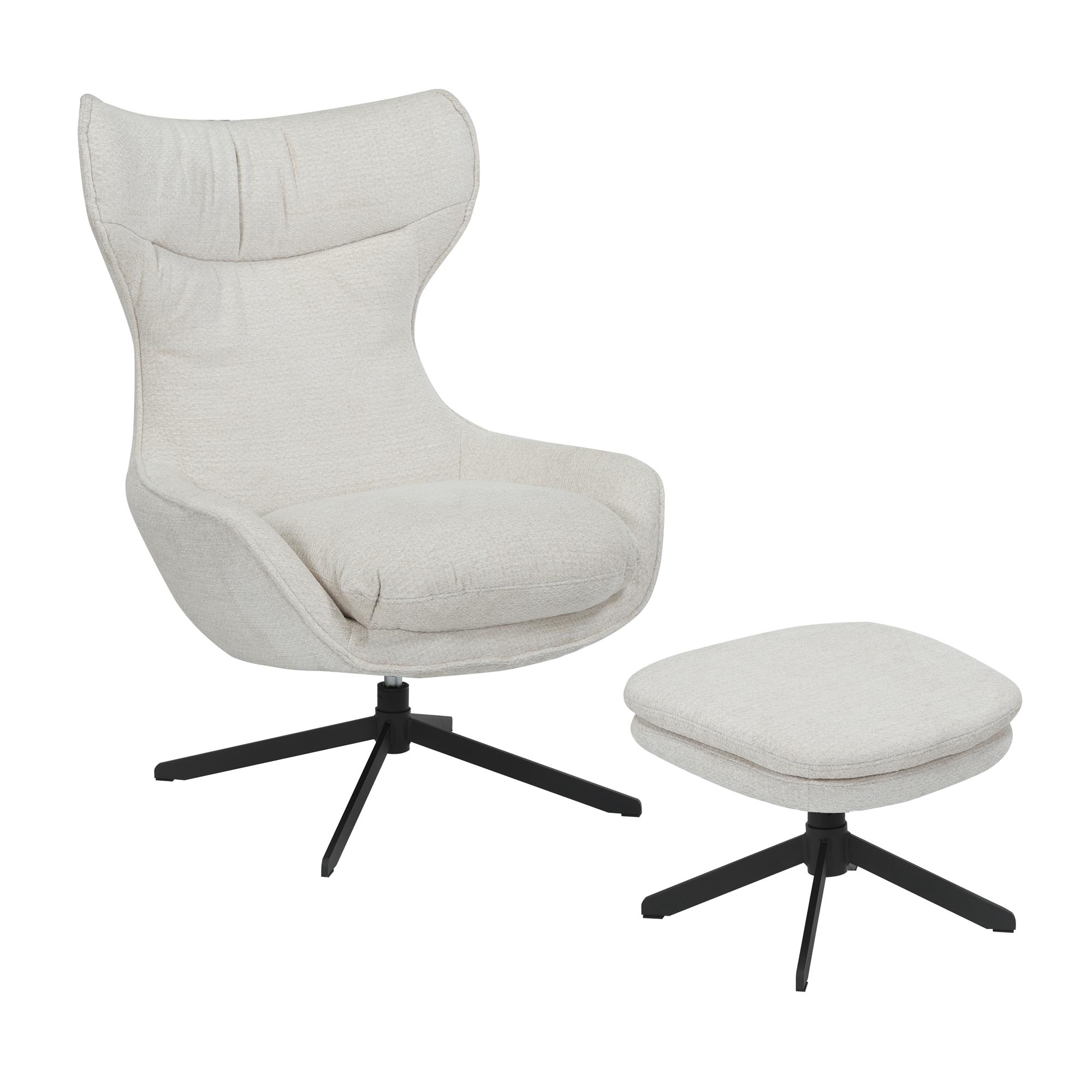 Starfurn - Fauteuil Liv - Wit - 85x77x108 cm