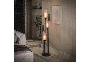 Hoyz Collection - Vloerlamp Cocoon - Bruin - 35x35x178 cm
