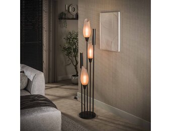 Hoyz Collection - Vloerlamp Cocoon - Bruin - 35x35x178 cm