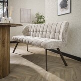 Hoyz Collection - Eetkamerbanken Raster - Beige - 58x180x81 cm