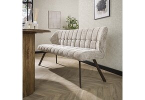 Hoyz Collection - Eetkamerbanken Raster - Beige - 58x180x81 cm