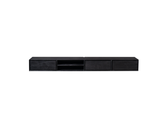 Starfurn - Tv meubel Ambiance - Zwart - 35x240x30 cm