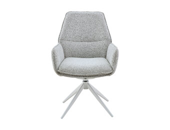 Starfurn - Eetkamerstoel Hera - Grijs - 63x63x83 cm - Set van 2