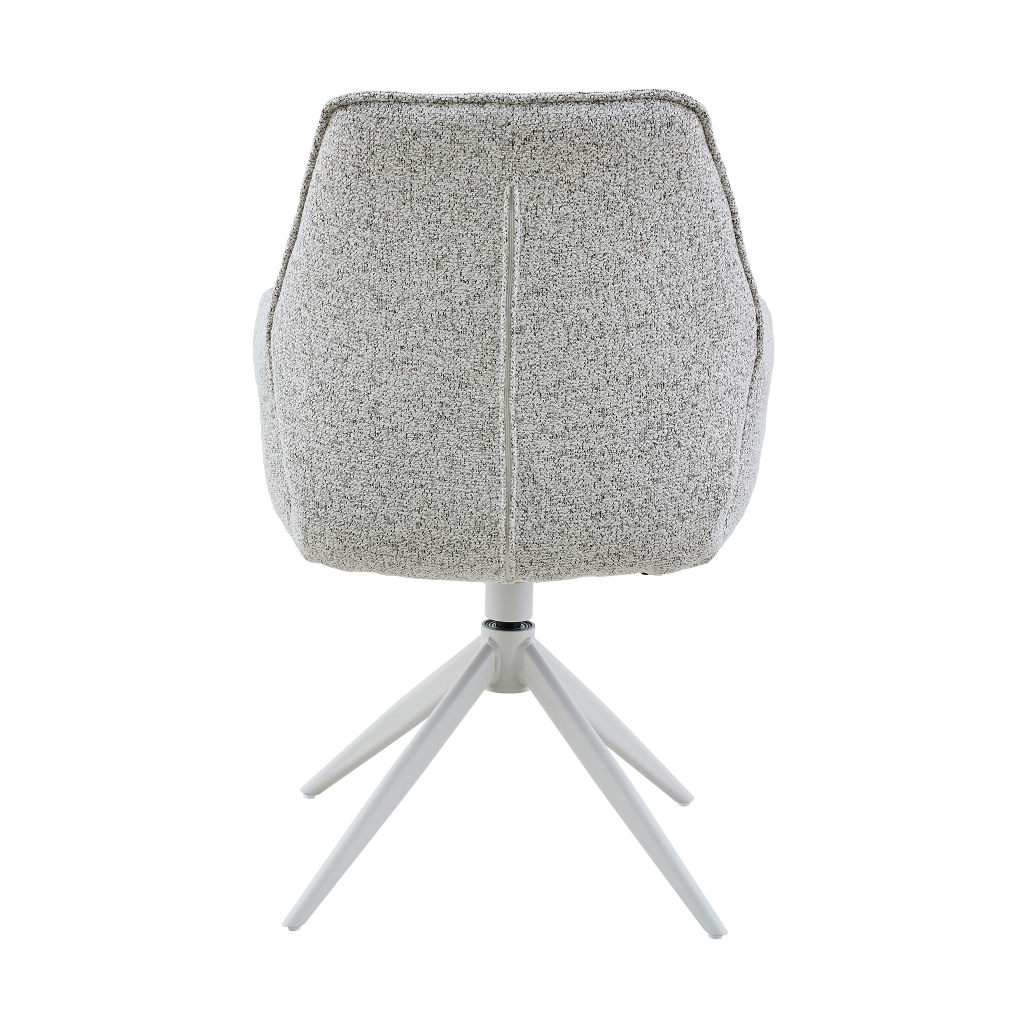 Starfurn - Eetkamerstoel Hera - Grijs - 63x63x83 cm - Set van 2