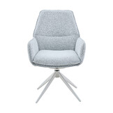 Starfurn - Eetkamerstoel Hera - Grijs - 63x63x83 cm - Set van 2