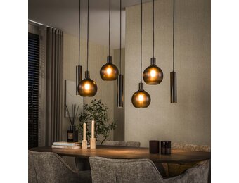 Hoyz Collection - Hanglamp Sfera - Bruin - 35x100x150 cm