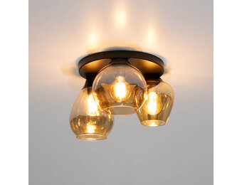 Hoyz Collection - Plafondlamp Mix - Beige - 41x41x24 cm