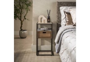 Hoyz Collection - Nachtkastje XS - Bruin - 36x64x32 cm
