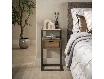 Hoyz Collection - Nachtkastje XS - Bruin - 36x64x32 cm