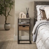 Hoyz Collection - Nachtkastje XS - Bruin - 36x64x32 cm