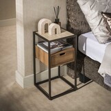 Hoyz Collection - Nachtkastje XS - Bruin - 36x64x32 cm