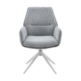 Starfurn - Eetkamerstoel Hera - Grijs - 63x63x83 cm - Set van 2