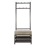 Hoyz Collection - Garderobemeubelen Luno - Bruin - 39x70x183 cm