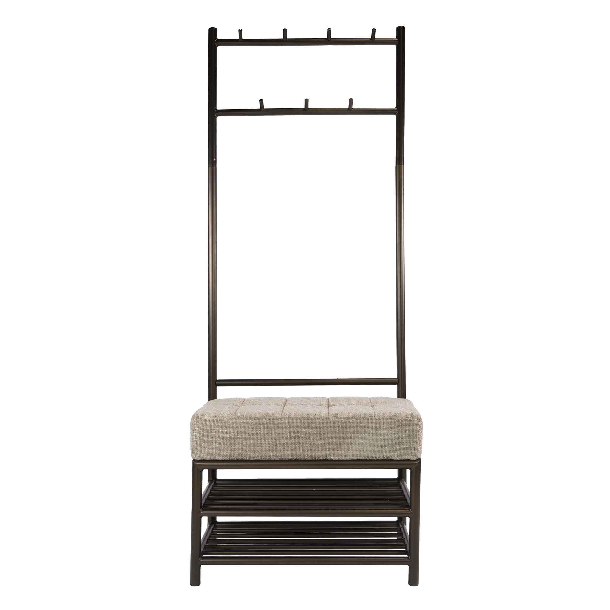 Hoyz Collection - Garderobemeubelen Luno - Bruin - 39x70x183 cm