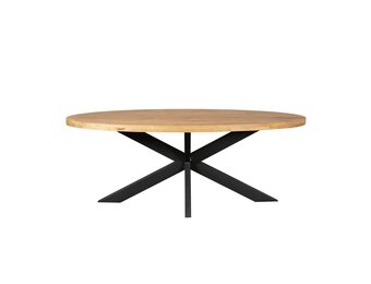 Starfurn - Eettafel Dakota - Bruin - 90x180x76 cm